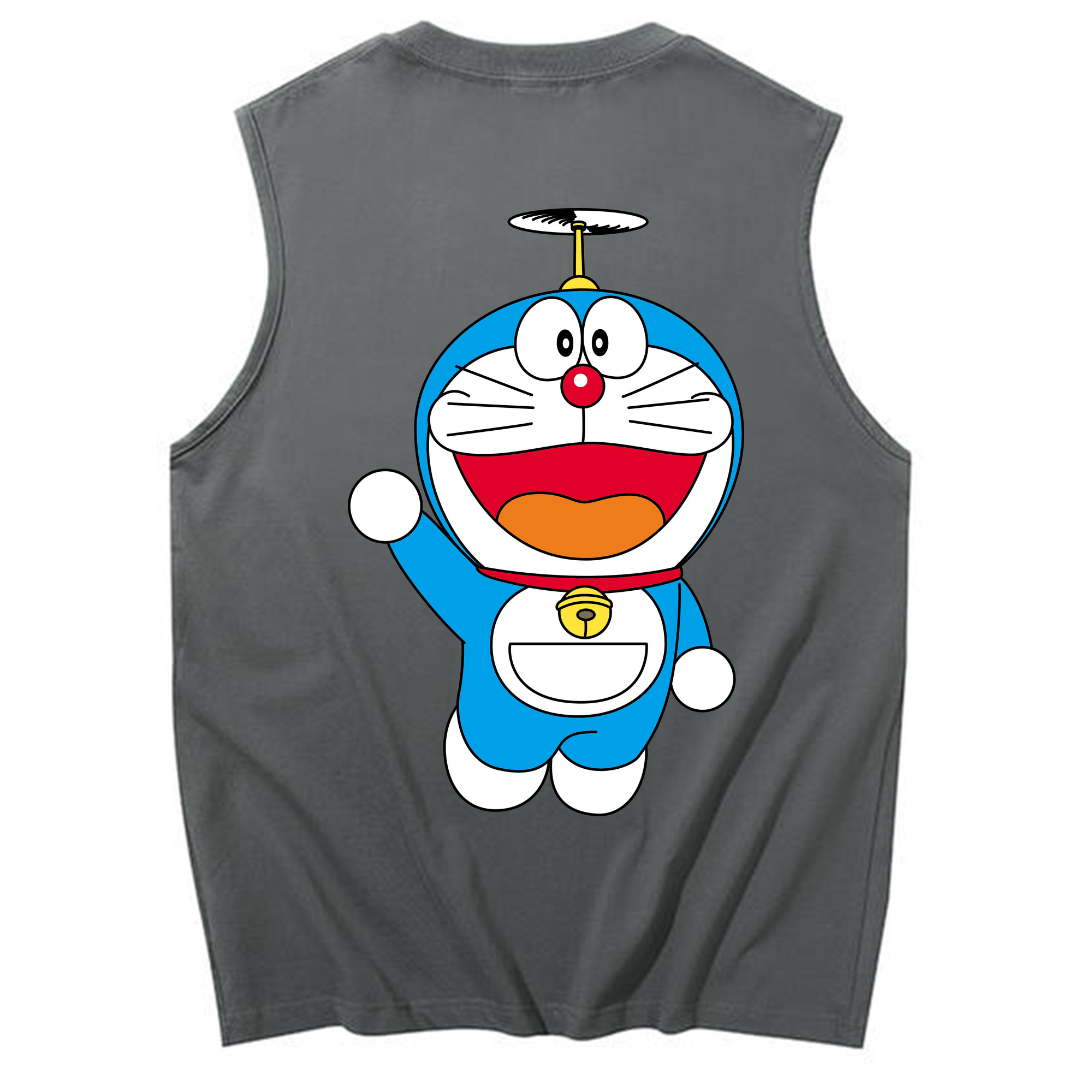 （画像用） ドラえもん Doraemon コットン100％タンクトップ（背面プリント）